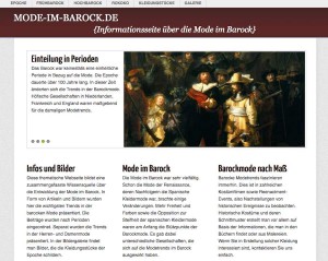 Themenseite - mode-im-barock.de